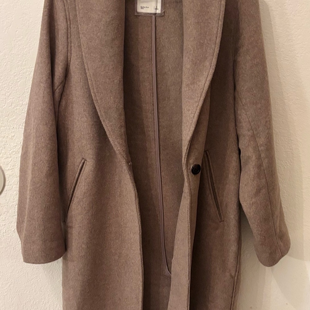 Abercrombie & Fitch Classic Brown Pea Coat - Picture 4 of 7